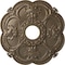 Ekena Millwork Rotherham Ceiling Medallion (Fits Canopies up to 3 1/2"), 18"OD x 3 1/2"ID x 1 1/2"P, Warm Silver CM17ROWSS - alternate 1